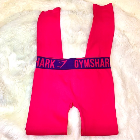 Gymshark Pants - GYM SHARK ATHLETIC HOT PINK TIGHTS. SIZE: SMALL